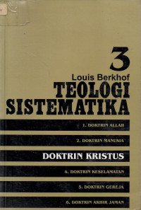 Image of Teologi Sistematika, vol 3 Doktrin Kristus
