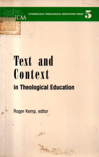 Image of Text and Context in Theological Education