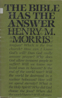 Image of The Bible Has The Answer