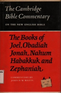 Image of The Books of Joel, Obadiah, Jonah, Nahum, Habakkuk, And Zephaniah