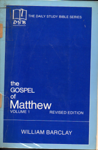 Image of The Daily Study Bible Series: The Gospel of Matthew Volume 1