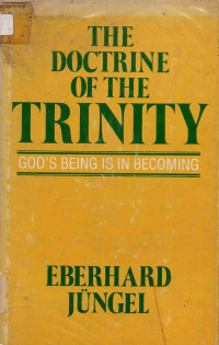 Image of The doctrine of the Trinity : God's being is in becoming