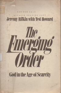 Image of The Emerging Order God in the Age of Scarcity