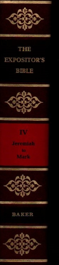 Image of The Expositor's Bible Vol. 4 : Jeremiah- Mark