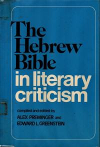Image of The Hebrew Bible in literary Criticism