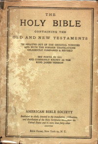 Image of The Holy Bible Containing The Old And New Testaments