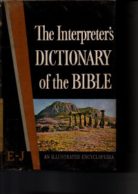 Image of The Interpreter's Dictionary of the Bible E-J