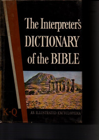 Image of The Interpreter's Dictionary of the Bible K-Q
