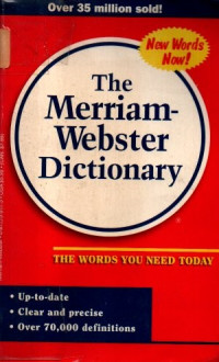 Image of The Merriam Webster Dicitonary