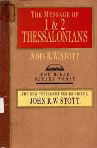 Image of The Message of 1 & 2 Thessalonians (Bible Speaks Today)