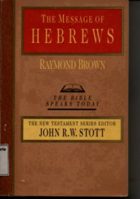 Image of The Message of Hebrews