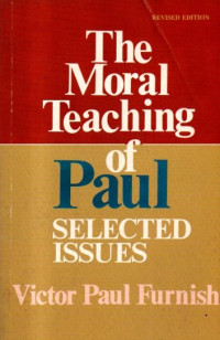 Image of The Moral Teaching of Paul: Selected Issues