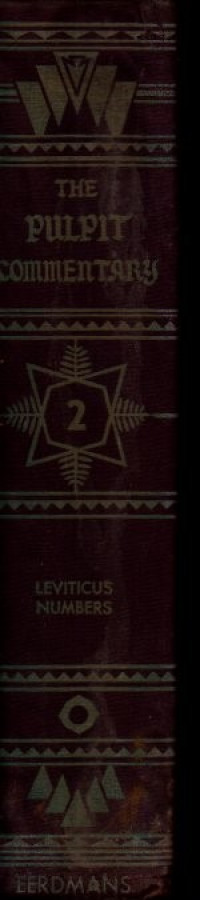 Image of The Pulpit Commentary Volume II Leviticus Numbers