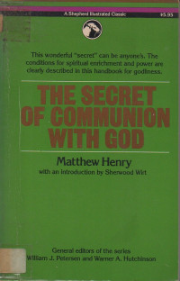 Image of The secret of communion with god