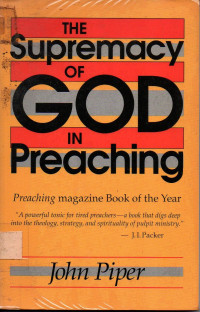 Image of The Supremacy of God in Preaching