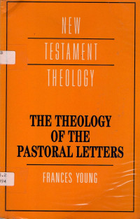 Image of The Theology of the Pastoral Letters
