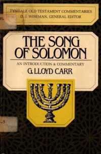 Image of The Tyndale Old Testament Commentaries-The Song Of Salomon