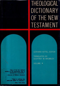 Image of Theological Dictionary Of The New Testament (Volume II)
