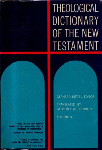 Image of Theological Dictionary Of The New Testament (Volume IV)