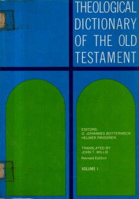 Image of Theological Dictionary of the old Testament (Vol.1)