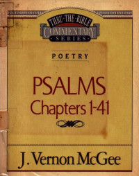 Image of Thru the Bible Commentary Psalms chapters 1 - 41