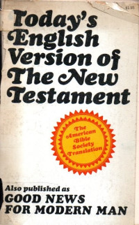 Image of Today's English Version of The New Testament