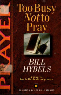 Image of Too Busy Not to Pray