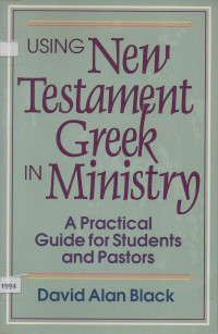 Image of Using New Testament Greek in Ministry