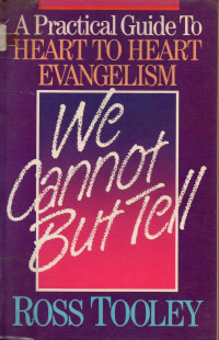 Image of We Cannot but Tell