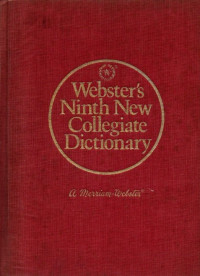 Image of Webster Ninth New Collegiate Dictionary