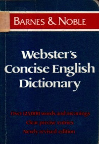 Image of Webster's Concise English Dictionary