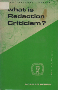 Image of What Is Redaction Criticism?